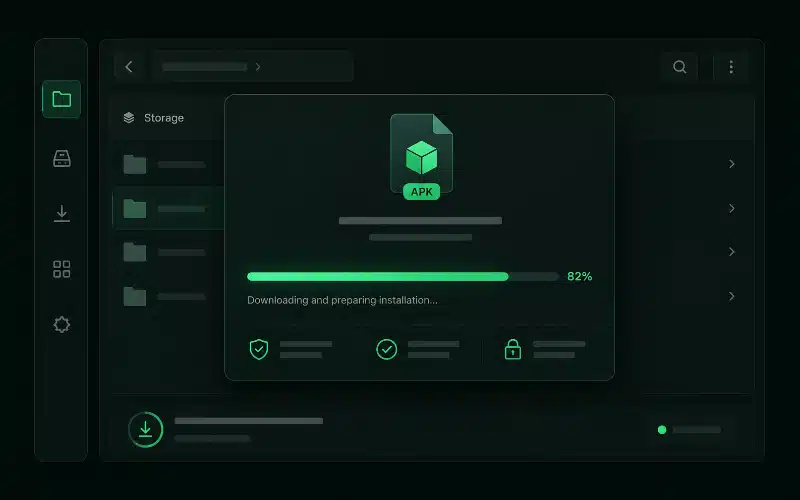 Install a media player app from Google Play on Android TV box
