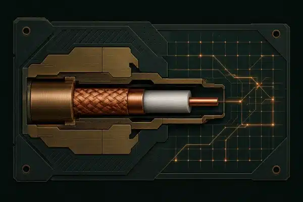 Complex legacy home cable wiring versus clean setup illustration