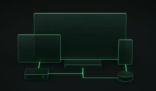 HDMI 2.1 interface routing diagram for 4K streaming device