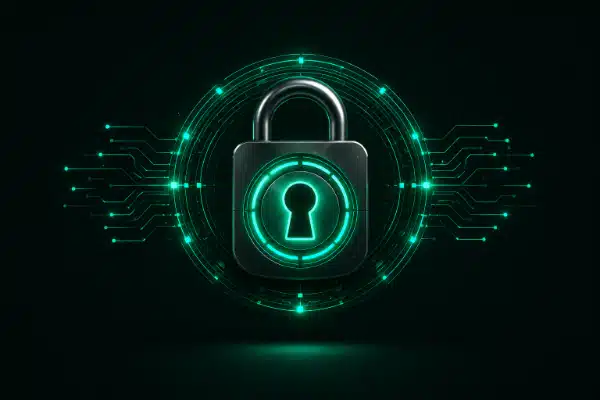 Encrypted end-to-end network path configuration schematic