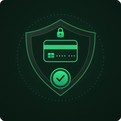 Secure payment processing guarantee seal for IPTV Ireland Homes