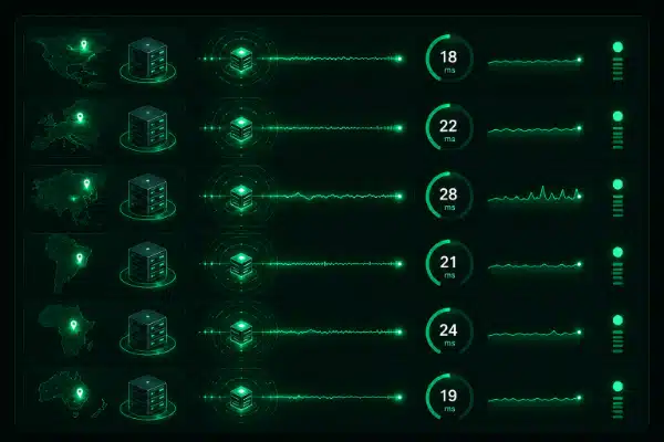 IPTV Ireland edge node data routing wireframe layout